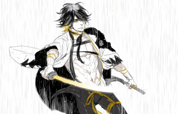 Картинка аниме touken+ranbu танец мечей