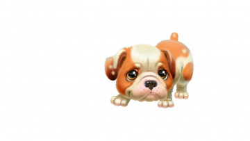 Картинка рисованное животные собачка милая