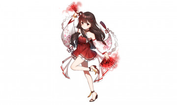 Картинка аниме unknown +другое фон девушка взгляд