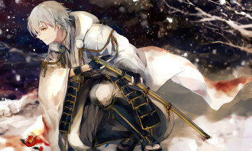 Картинка аниме touken+ranbu танец мечей