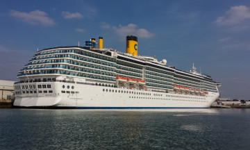Картинка costa+mediterranea корабли лайнеры круиз лайнер