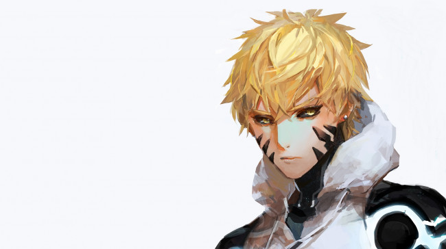 Обои картинки фото аниме, one punch man, генос