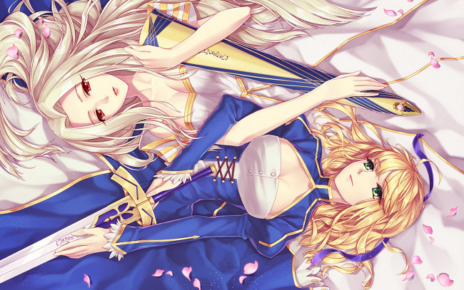 Обои картинки фото аниме, fate, zero, судьба, начало