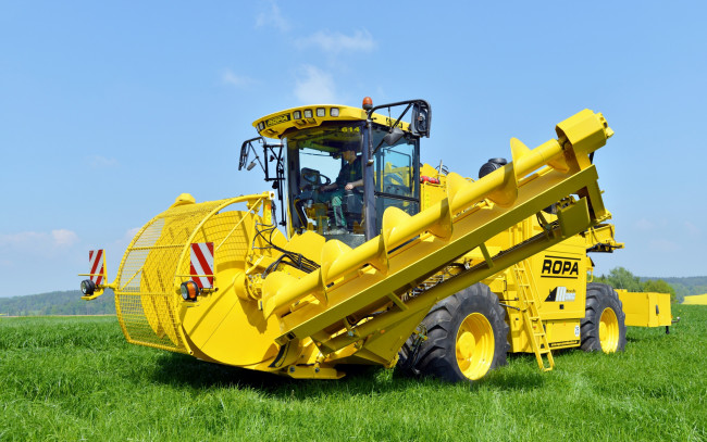 Обои картинки фото техника, комбайны, машина, поле