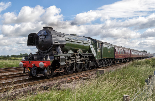 Обои картинки фото техника, паровозы, локомотив, состав