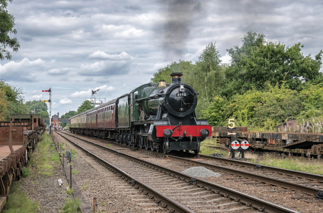 Обои картинки фото техника, паровозы, локомотив, состав