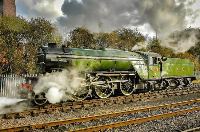 Обои картинки фото техника, паровозы, состав, локомотив