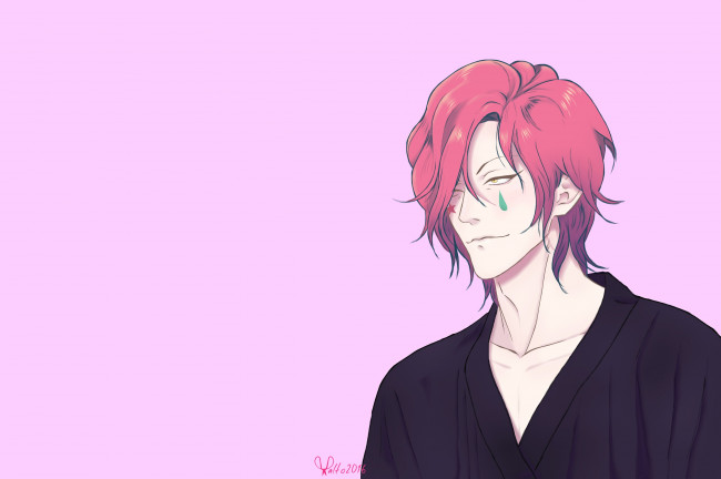 Обои картинки фото аниме, hunter x hunter, хисока