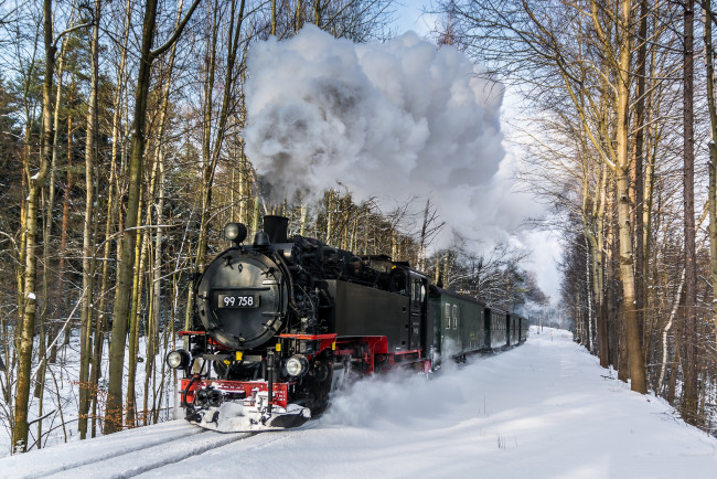 Обои картинки фото техника, паровозы, состав, локомотив