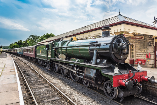 Обои картинки фото техника, паровозы, состав, локомотив