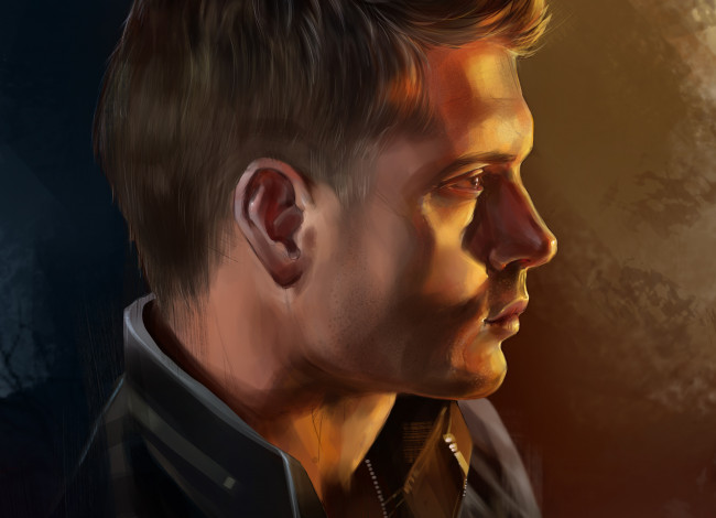 Обои картинки фото рисованное, люди, дин, дженсен, эклз