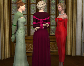 Картинка 3д+графика фантазия+ fantasy девушки фон взгляд