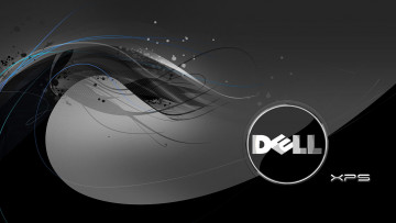 Картинка компьютеры dell фон логотип