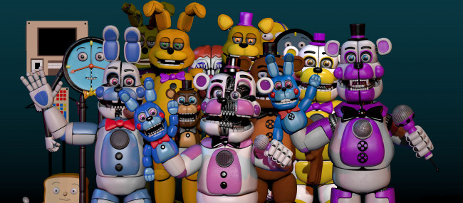 Обои картинки фото видео игры, five nights at freddy`s, five, nights, at, freddy's