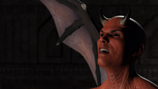 Обои картинки фото 3д графика, существа , creatures, демон