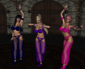 Картинка 3д+графика люди+ people фон взгляд девушки