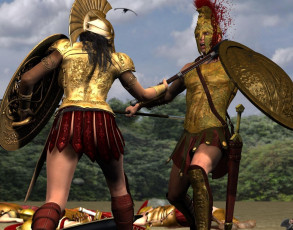 Картинка 3д+графика амазонки+ amazon девушка взгляд фон амазонка