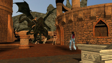 обоя 3д графика, фантазия , fantasy, фон, взгляд, девушки