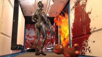 Картинка 3д+графика фантазия+ fantasy фон взгляд девушка