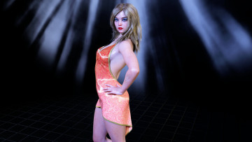 Картинка 3д+графика люди+ people фон взгляд девушка