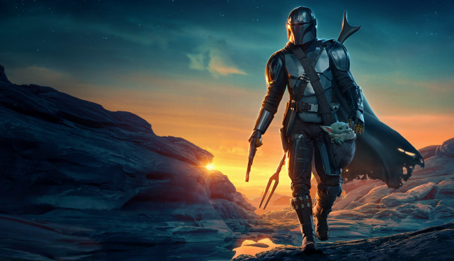 Обои картинки фото the mandalorian , сериал 2019 – , кино фильмы, the mandalorian, сериал, второй, сезон, the, mandalorian, 2020, фантастика, педро, паскаль, боевик