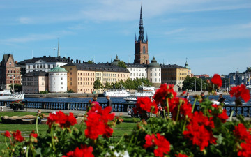 Картинка города стокгольм+ швеция панорама