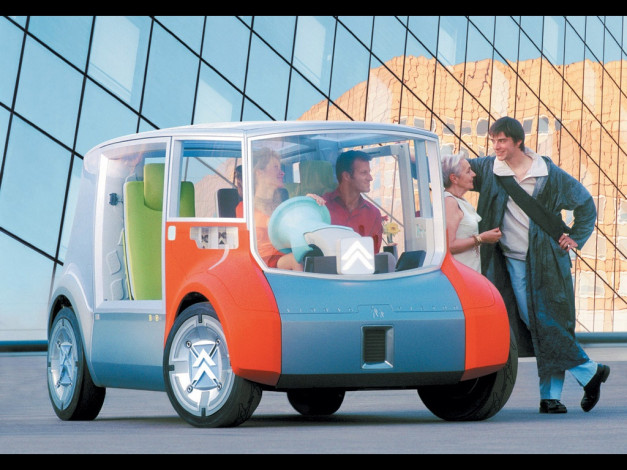 Обои картинки фото citroen, osmose, автомобили