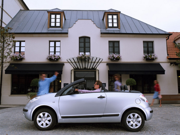 Обои картинки фото citroen, pluriel, автомобили