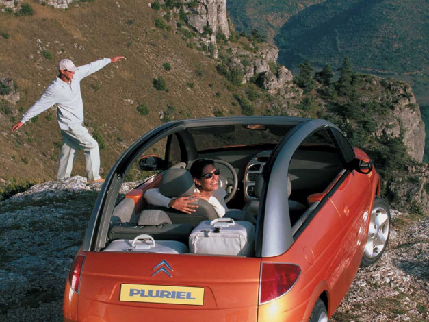 Обои картинки фото citroen, pluriel, автомобили