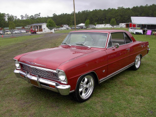 Картинка 1966 chevrolet nova classic автомобили выставки уличные фото