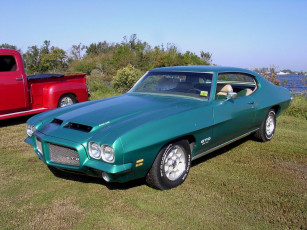 Картинка 1971 pontiac gto classic автомобили