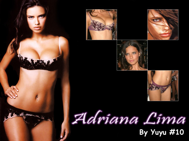 Обои картинки фото Adriana Lima, девушки