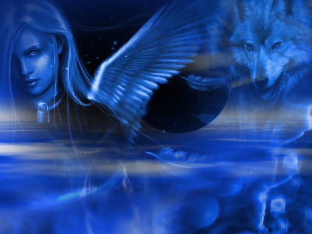 Обои картинки фото фэнтези, ангелы