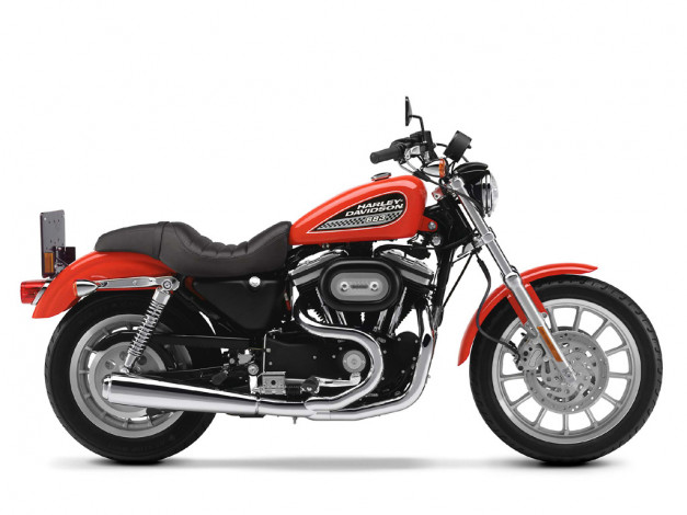 Обои картинки фото hd, xl883r, мотоциклы, harley, davidson