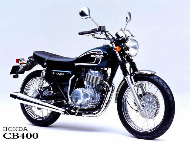 Обои картинки фото honda, cb400, мотоциклы