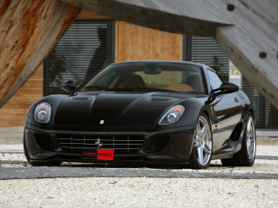 Картинка novitec rosso ferrari 599 gtb fiorano bi kompressor v12 автомобили