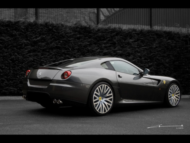 Обои картинки фото 2009, project, kahn, ferrari, 599, автомобили