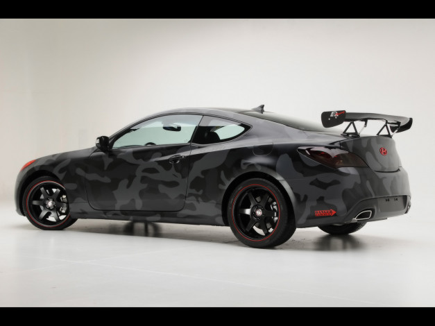 Обои картинки фото 2010, hyundai, street, concepts, genesis, coupe, автомобили