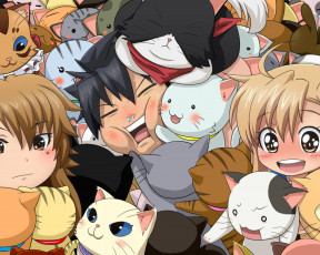 Картинка аниме nyankoi