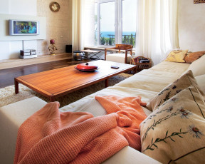 обоя интерьер, гостиная