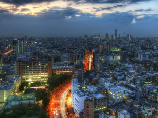 Картинка tokyo road города токио Япония