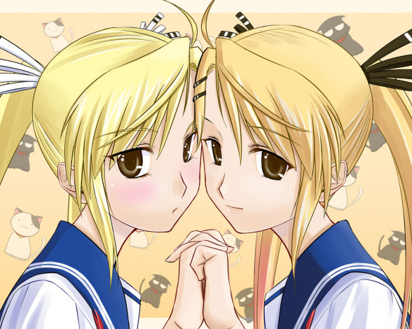 Обои картинки фото аниме, nyankoi