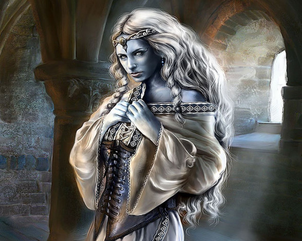 Обои картинки фото фэнтези, девушки