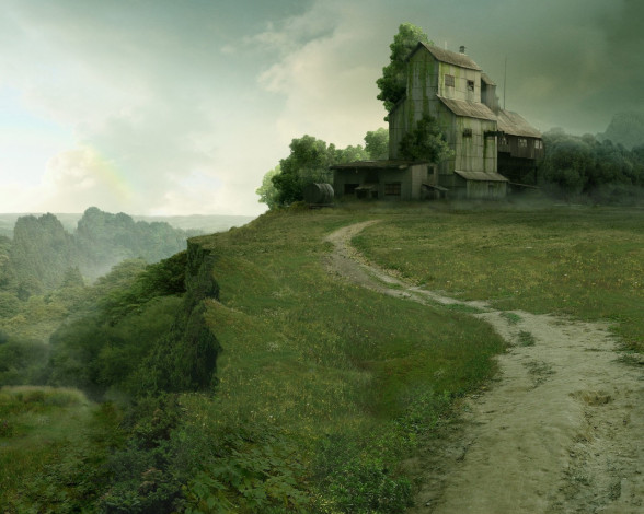 Обои картинки фото рисованные, природа