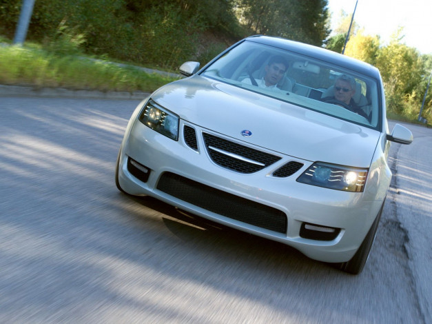 Обои картинки фото автомобили, saab