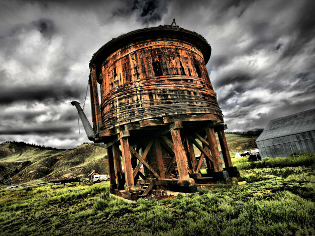 Обои картинки фото разное, развалины, руины, металлолом