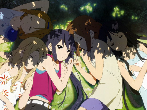 Обои картинки фото аниме, on