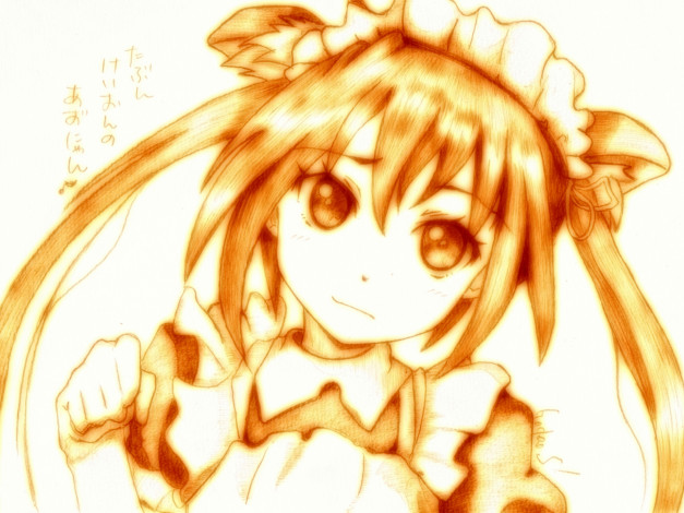 Обои картинки фото аниме, on