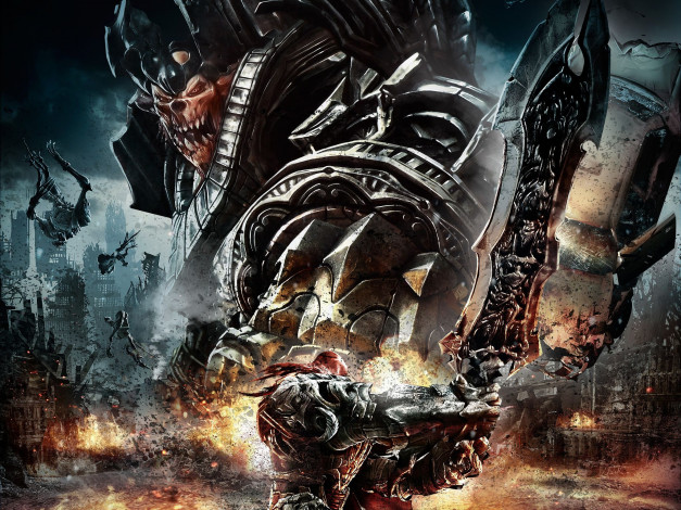 Обои картинки фото darksiders, wrath, of, war, видео, игры