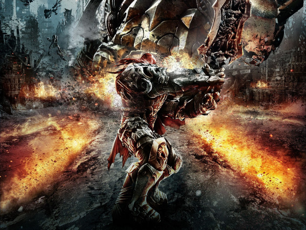 Обои картинки фото darksiders, wrath, of, war, видео, игры